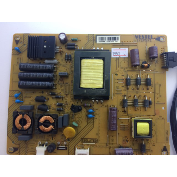 VESTEL, SEG , REGAL ,17IPS71 , 23220956 , 27397013 , 27345174 , 27496278 ,190814R4 , VESTEL POWER BOARD , VESTEL BESLEME KARTI , PSU.